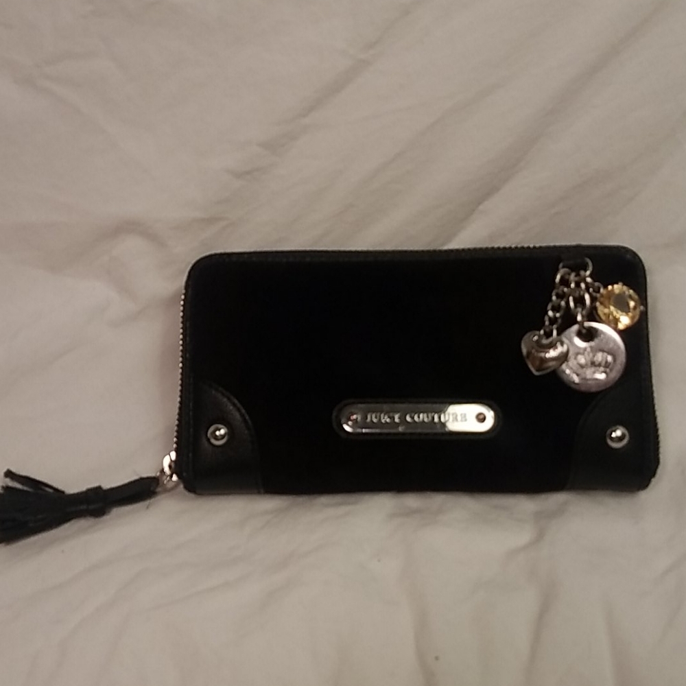 Juicy Couture Vintage Jewel/studded velour wallet